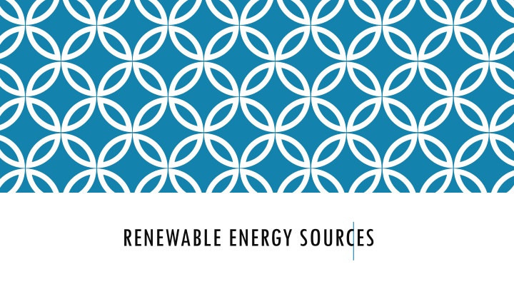 renewable energy sources