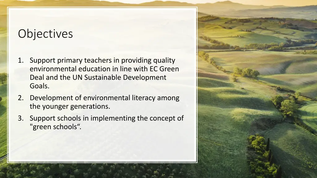 objectives