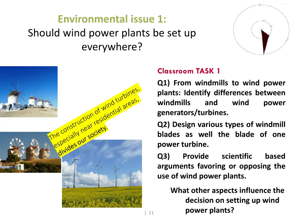 environmental issue 1 should wind power plants