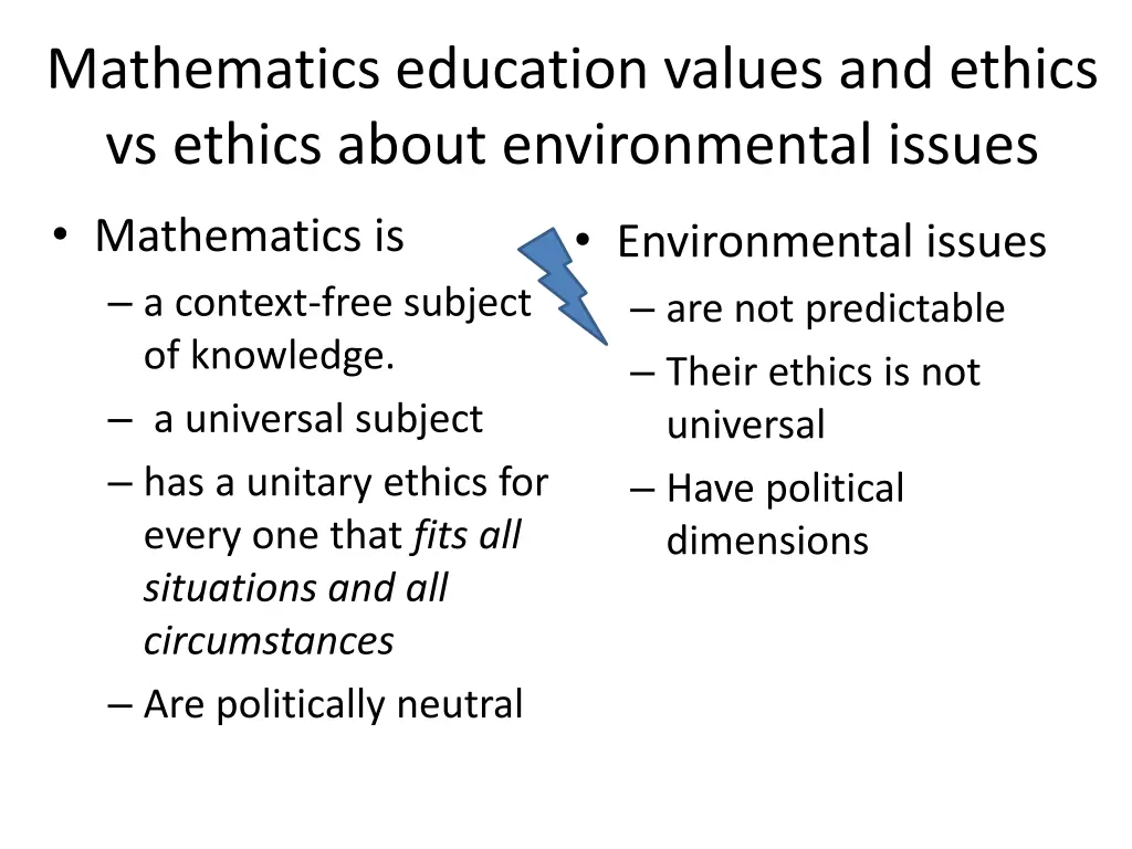 mathematics education values and ethics vs ethics