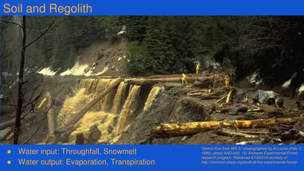 soil and regolith