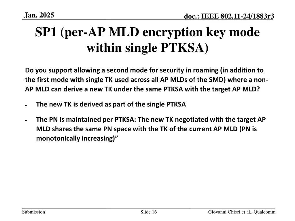 jan 2025 sp1 per ap mld encryption key mode