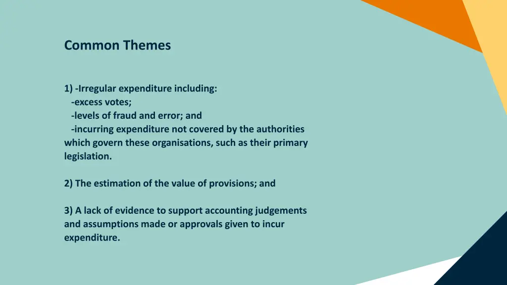 common themes