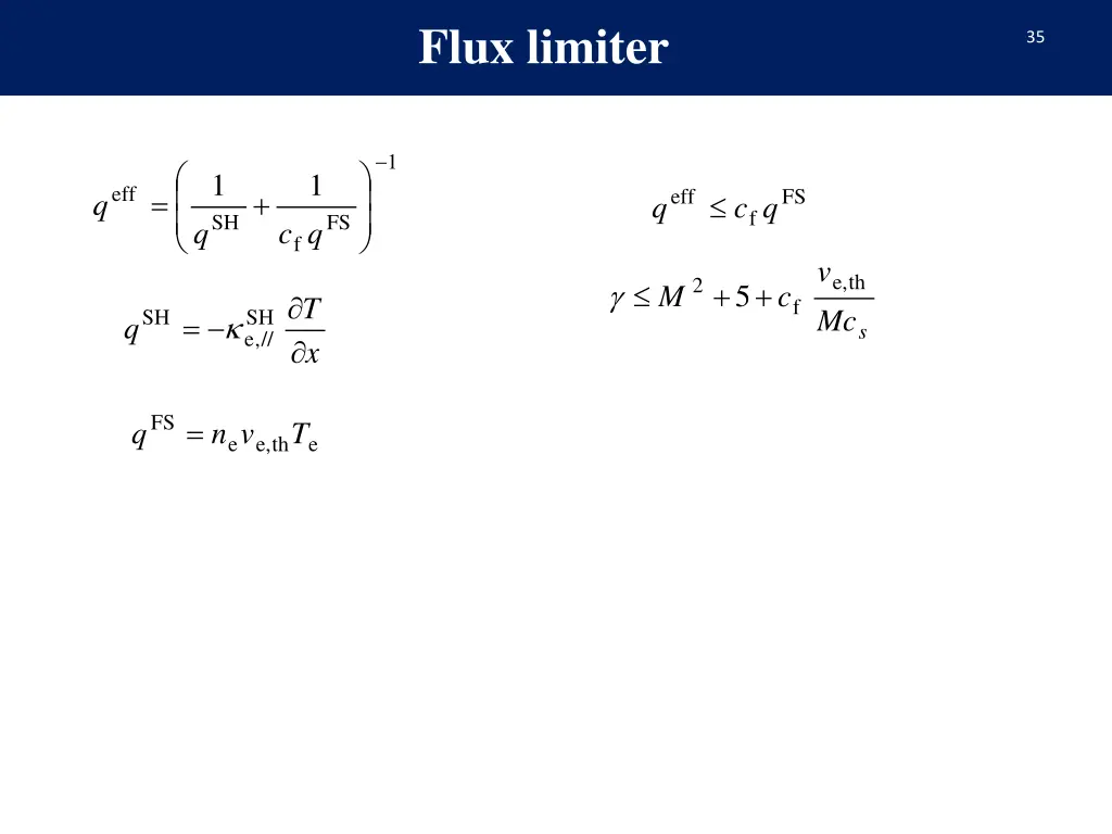 flux limiter