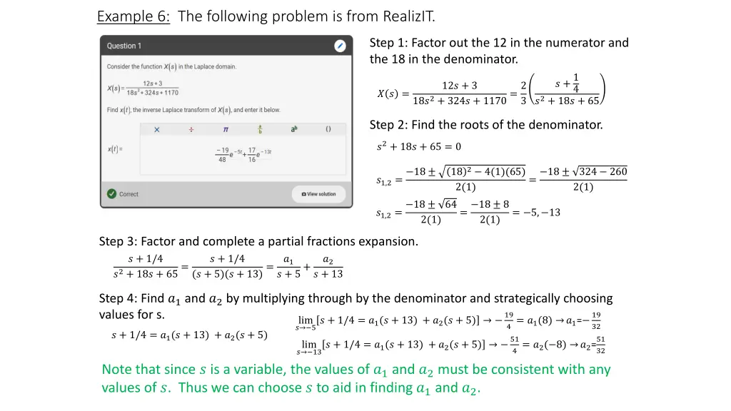 example 6 the following problem is from realizit