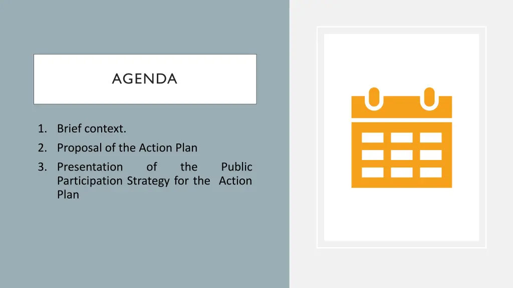 agenda