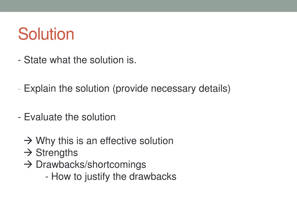 solution