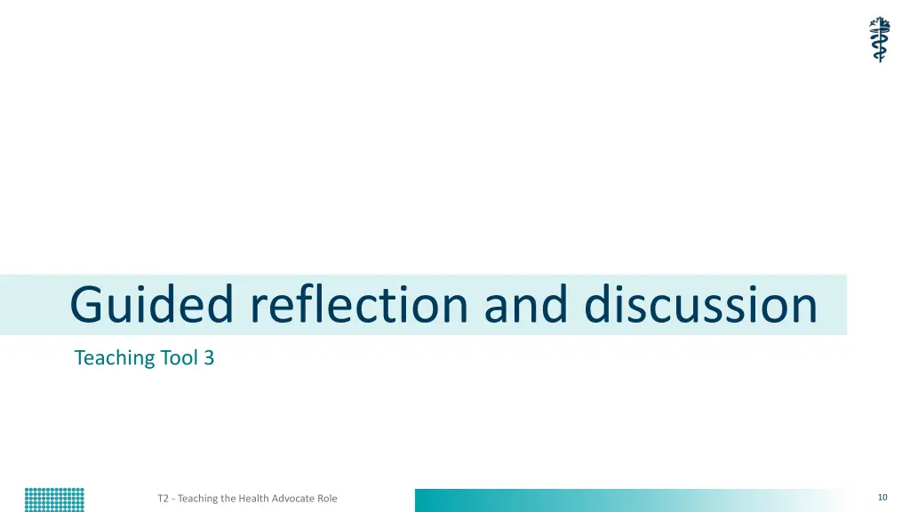 guided reflection and discussion teaching tool 3
