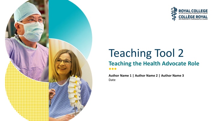 teaching tool 2 teaching the health advocate role