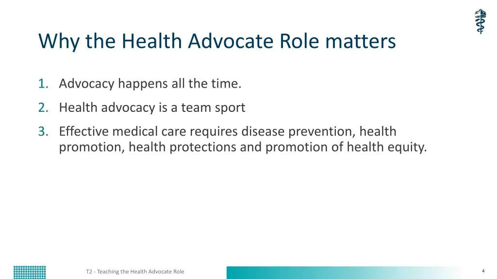 why the health advocate role matters