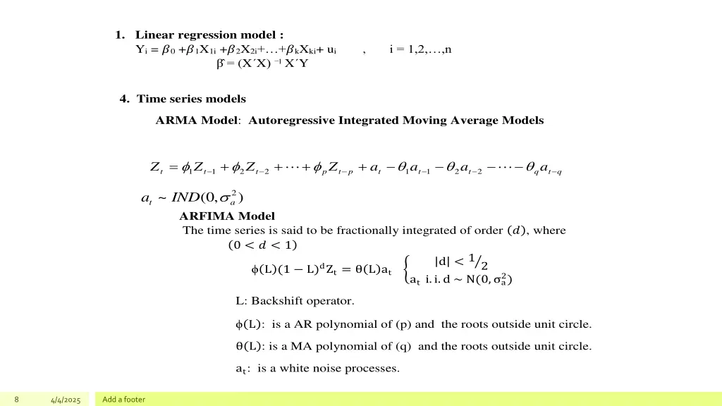 1 linear regression model