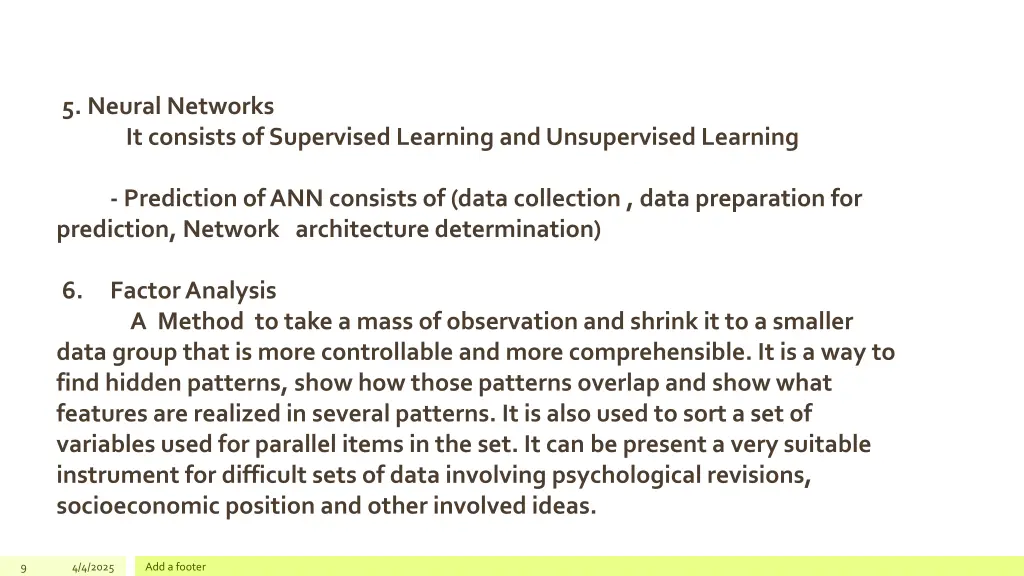 5 neural networks it consists of supervised