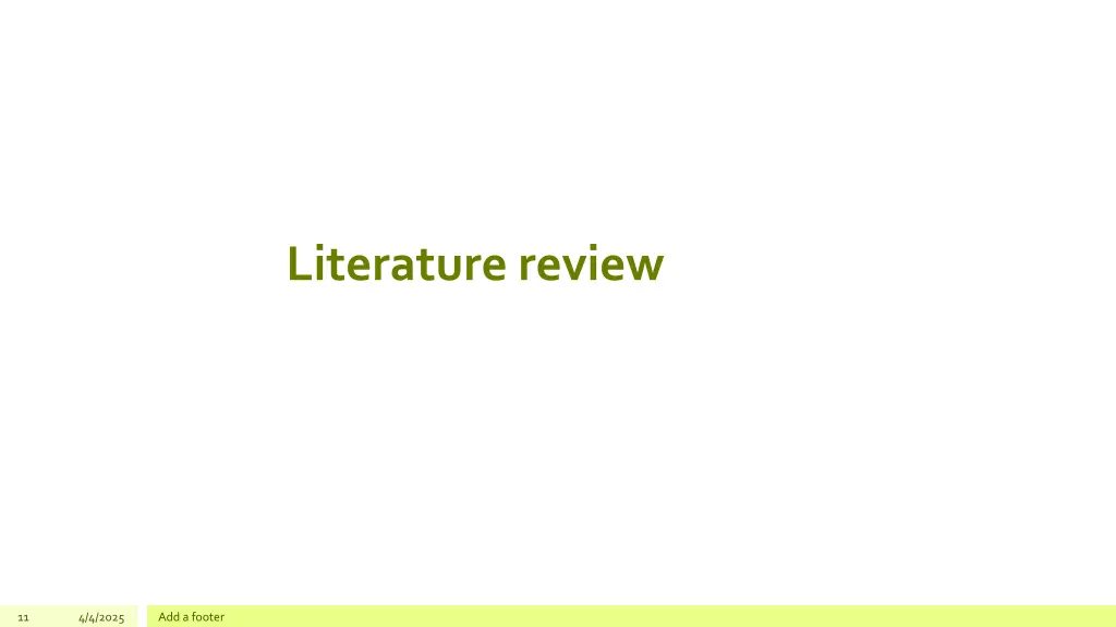 literature review