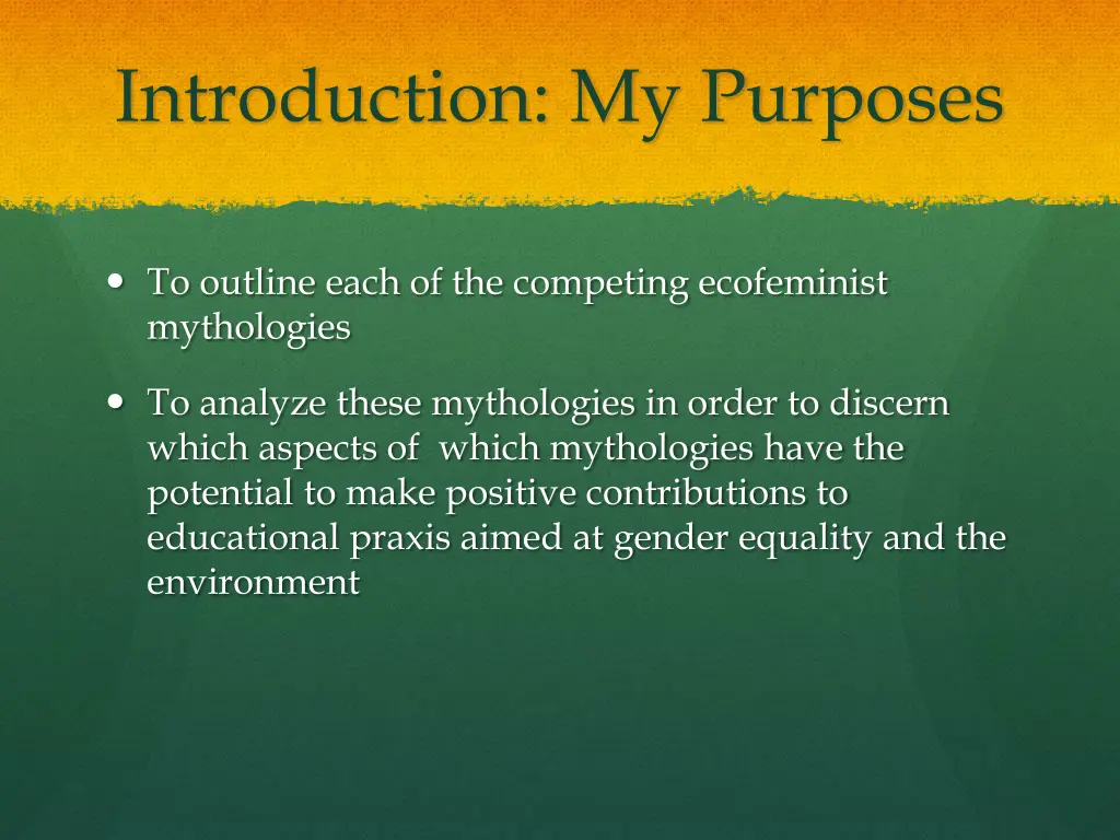 introduction my purposes