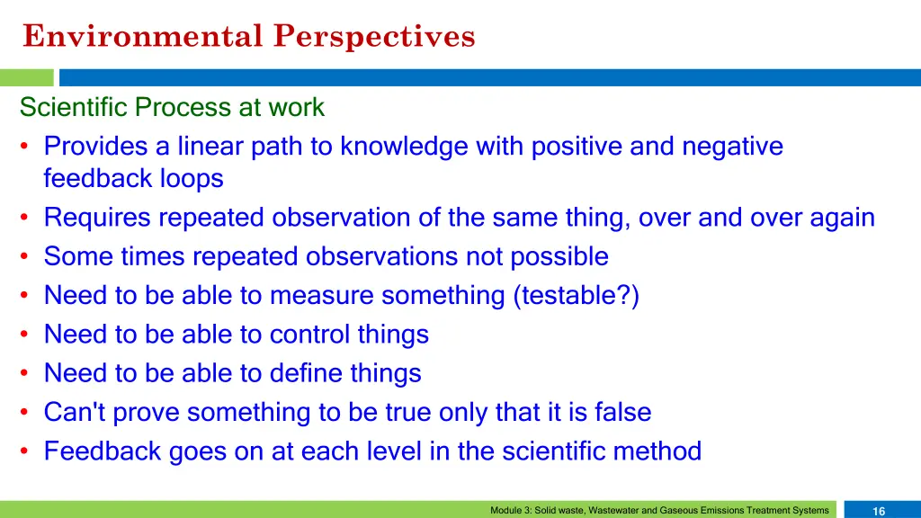environmental perspectives