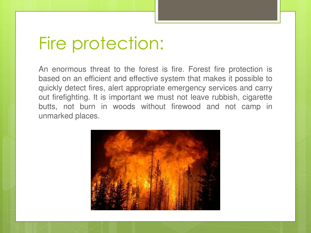 fire protection