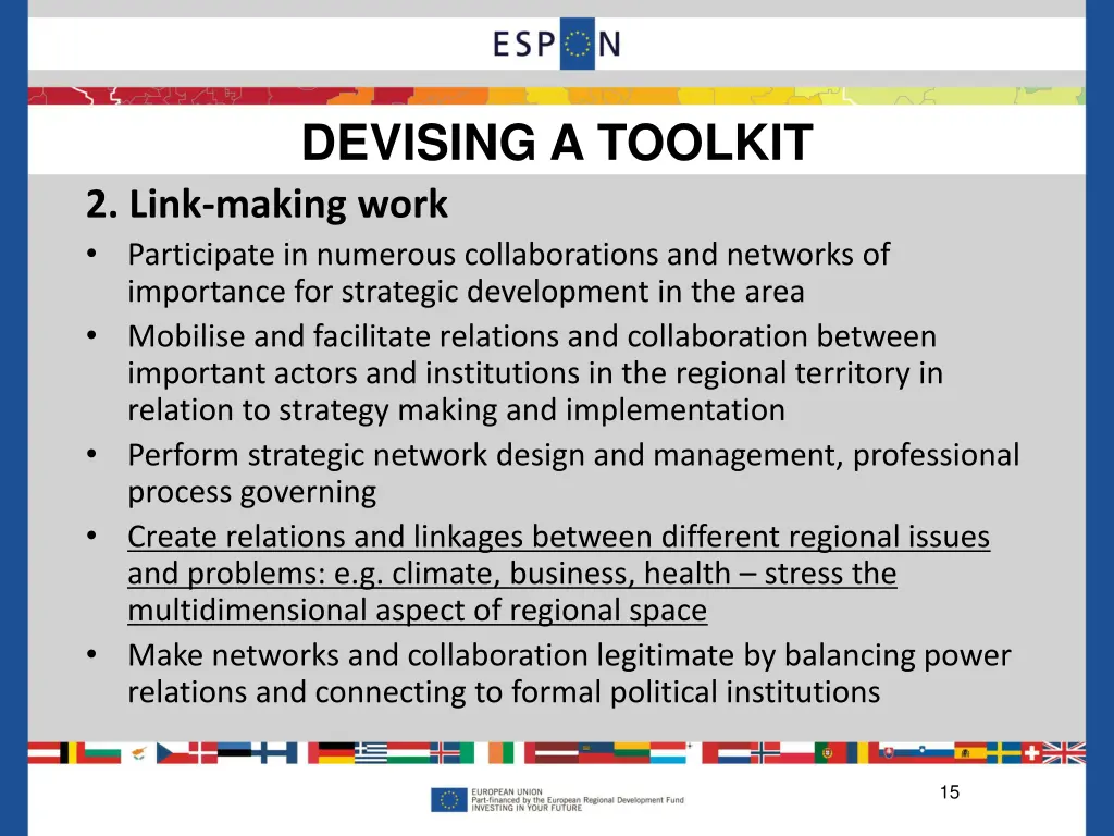 devising a toolkit 1