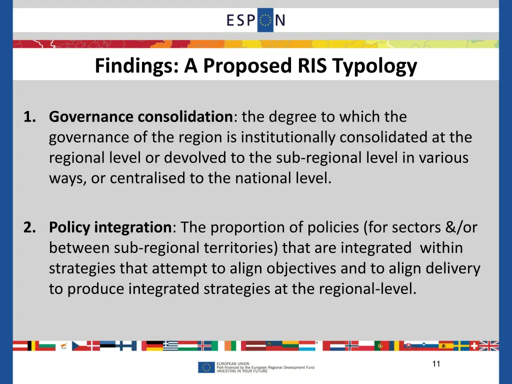 findings a proposed ris typology