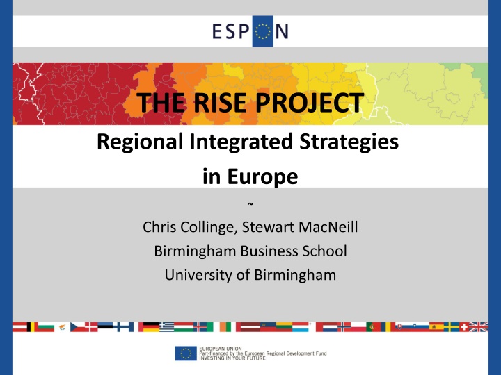 the rise project regional integrated strategies