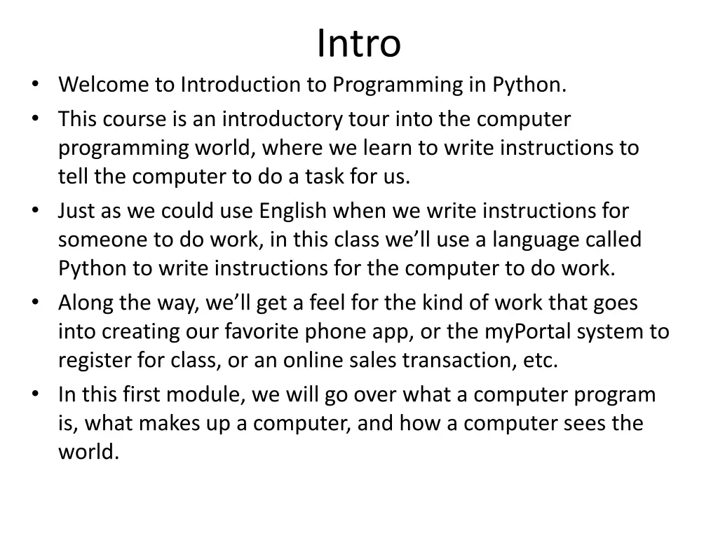 intro