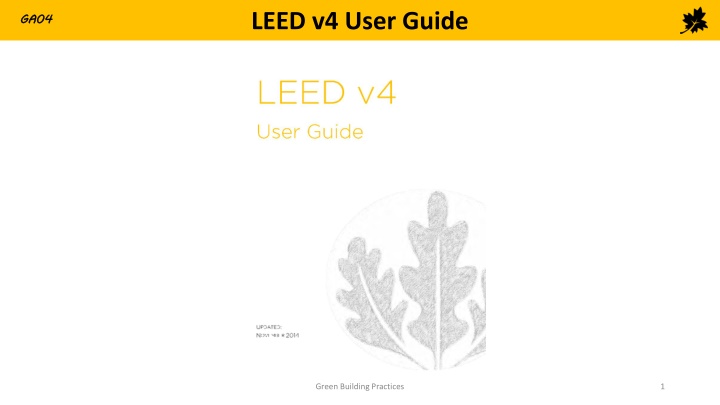leed v4 user guide