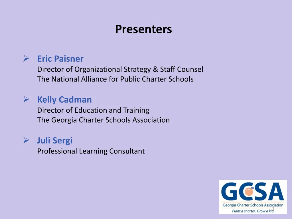 presenters