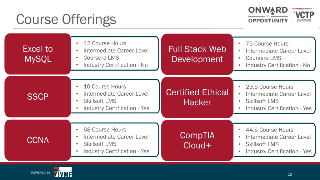 course offerings 3
