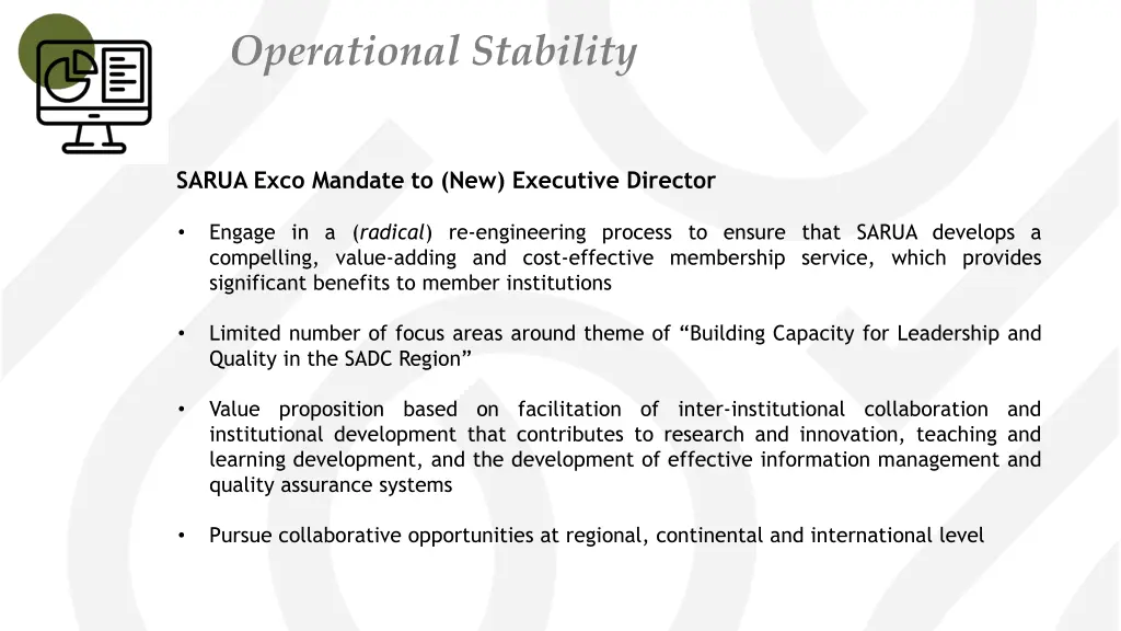 operational stability
