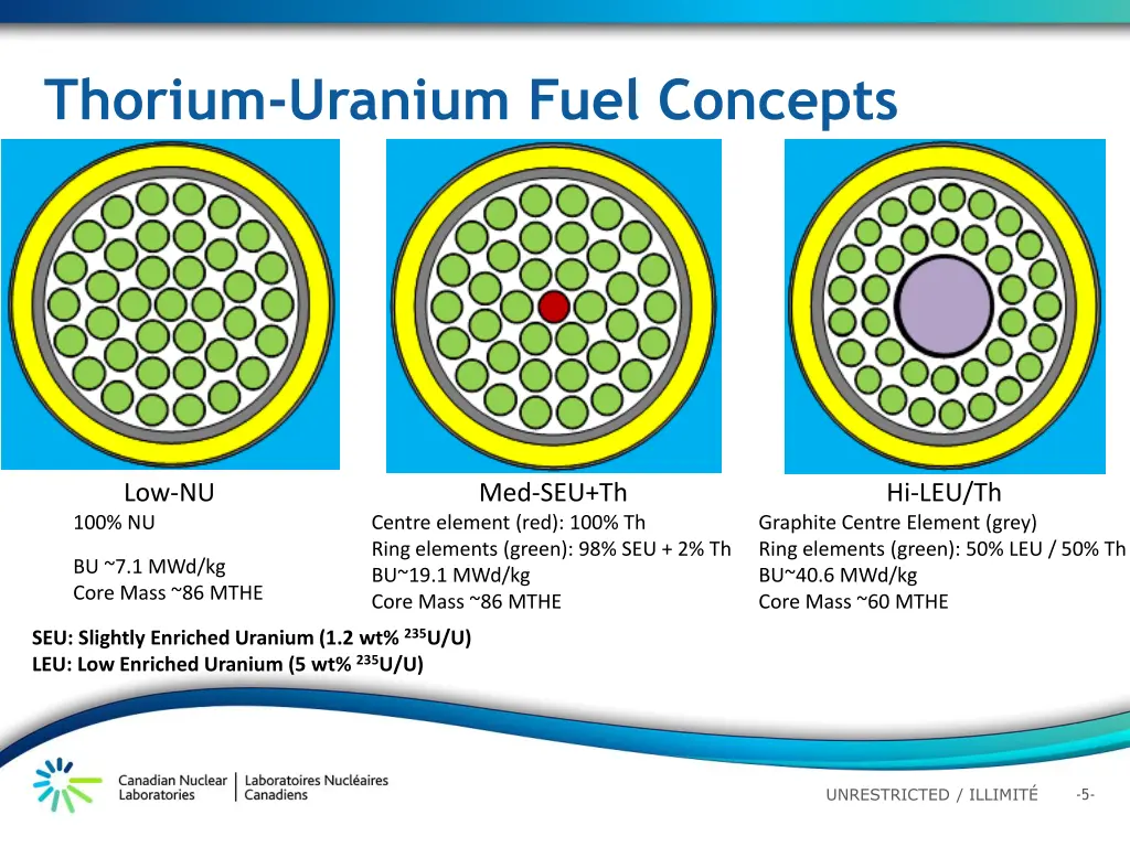 thorium uranium fuel concepts