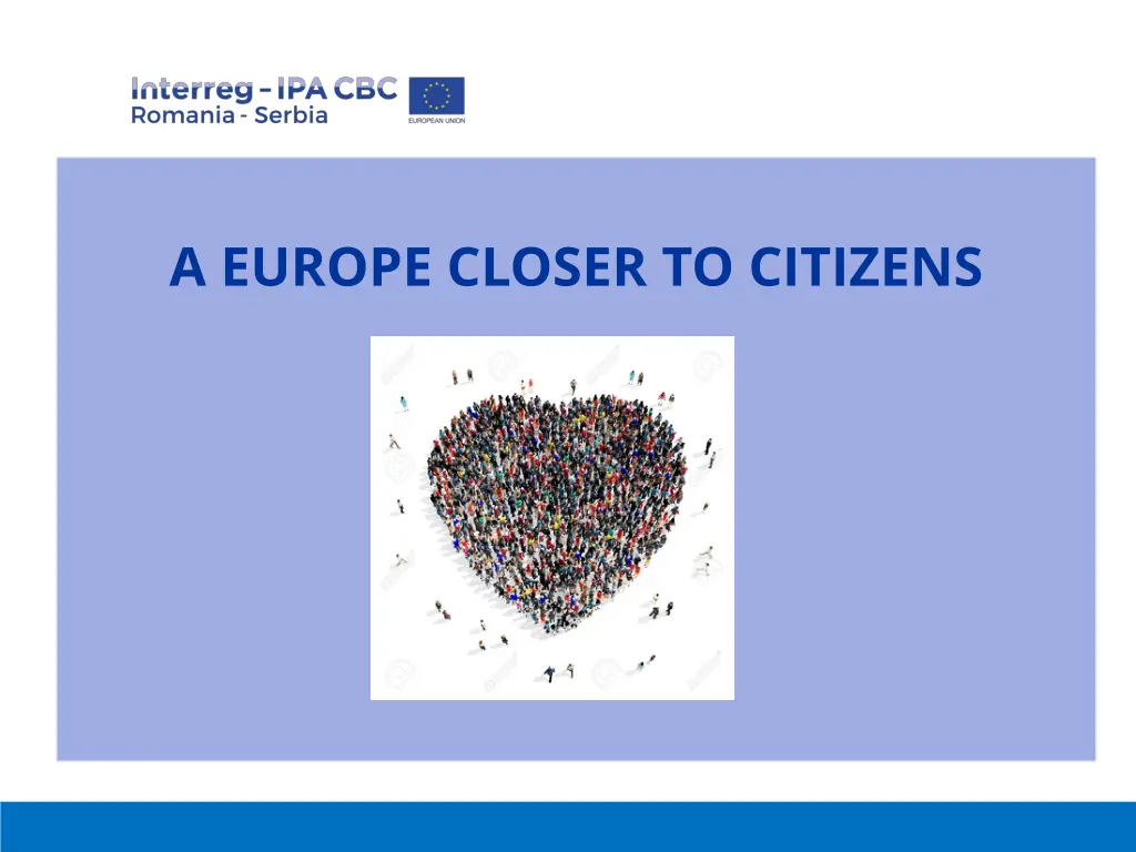a europe closer to citizens