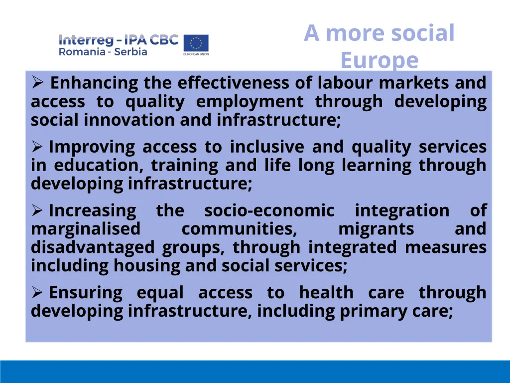 a more social europe 1