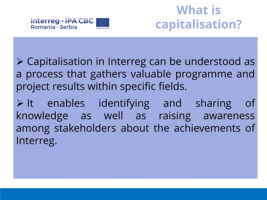 what is capitalisation