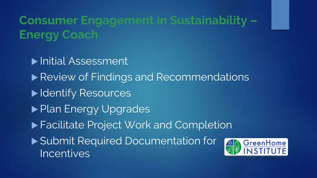 consumer engagement in sustainability energy coach
