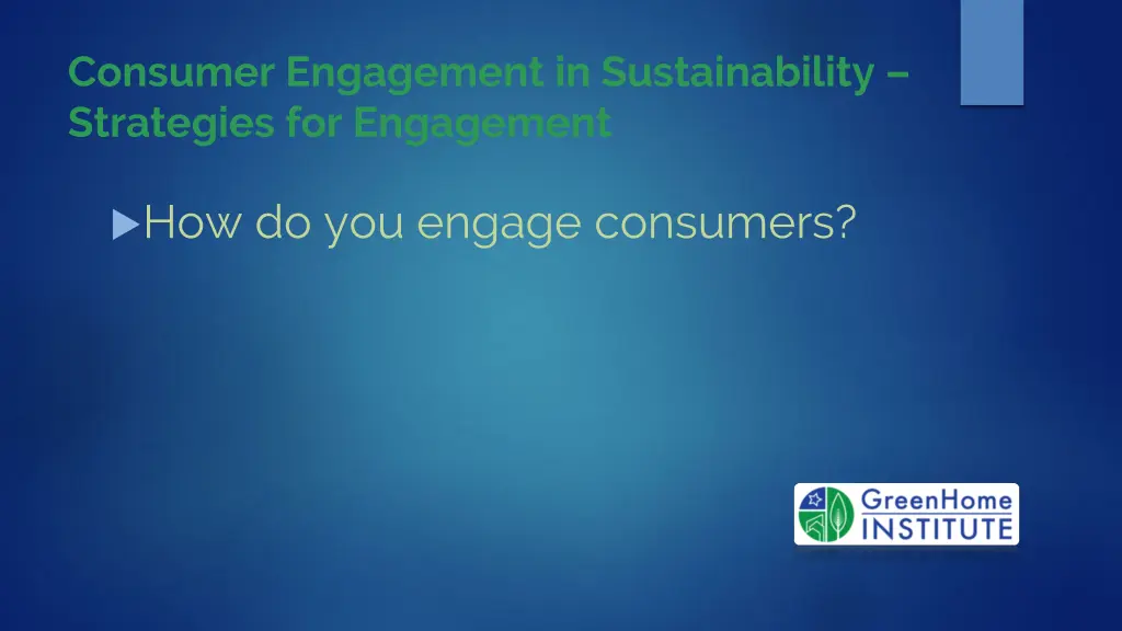 consumer engagement in sustainability strategies