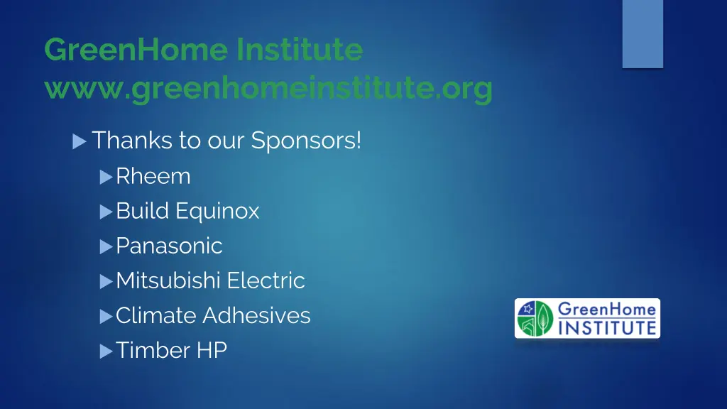greenhome institute www greenhomeinstitute org 1