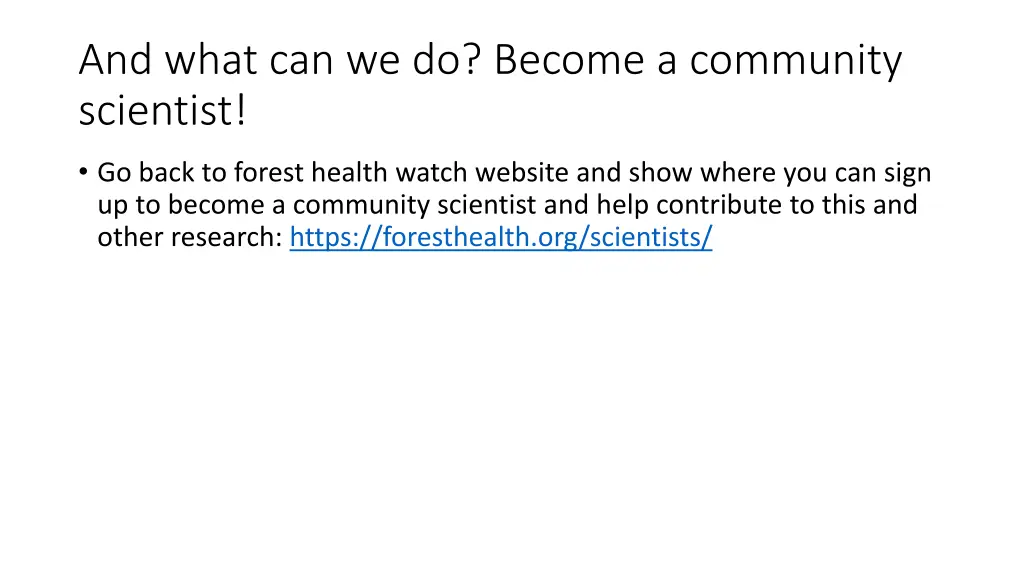 and what can we do become a community scientist