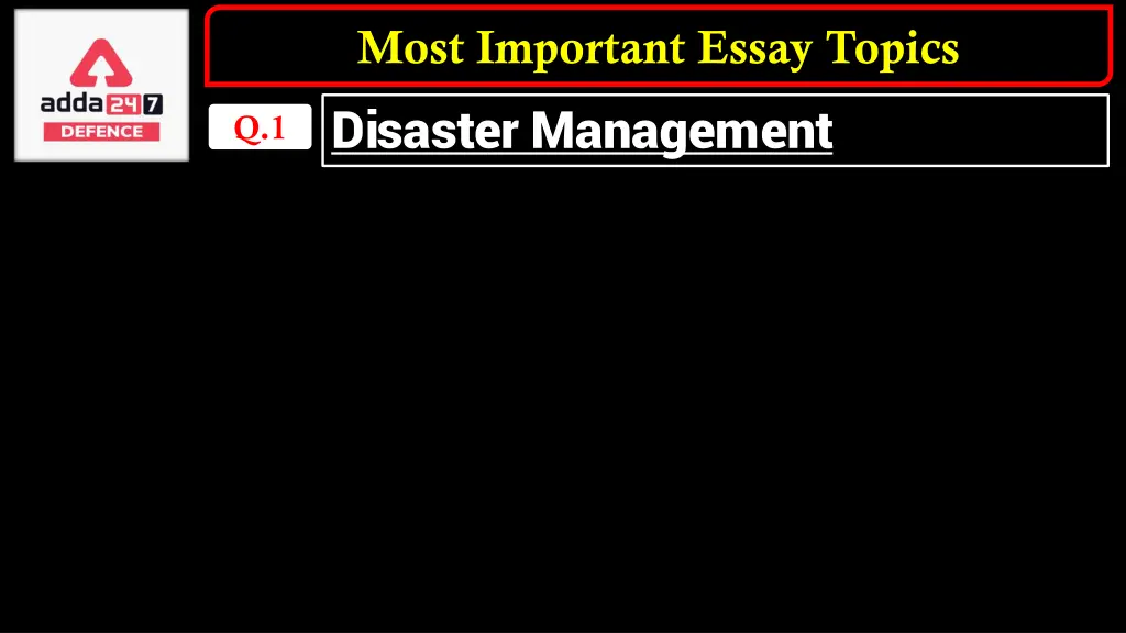 most important essay topics 13