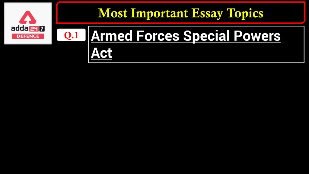 most important essay topics 15
