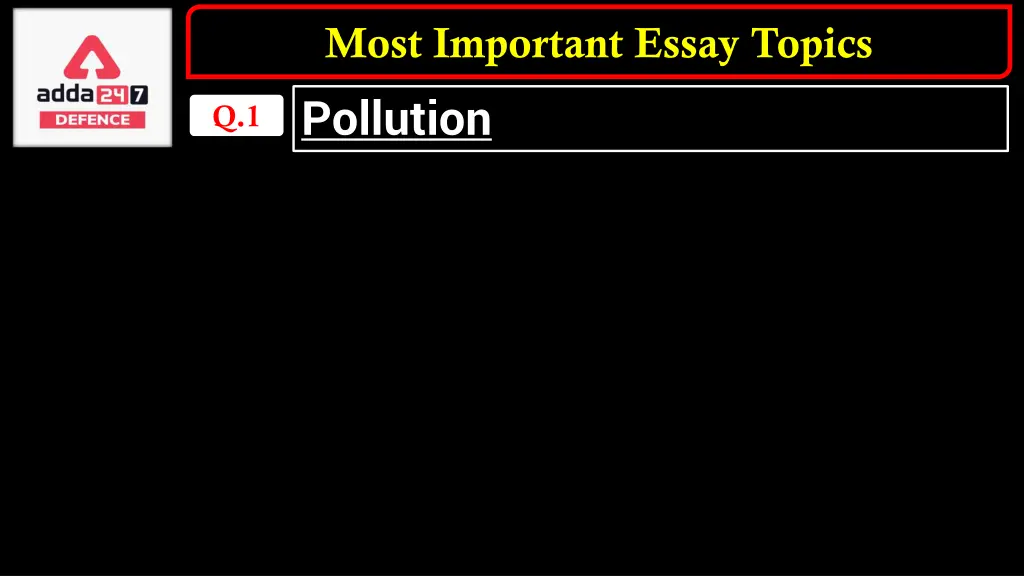 most important essay topics 17