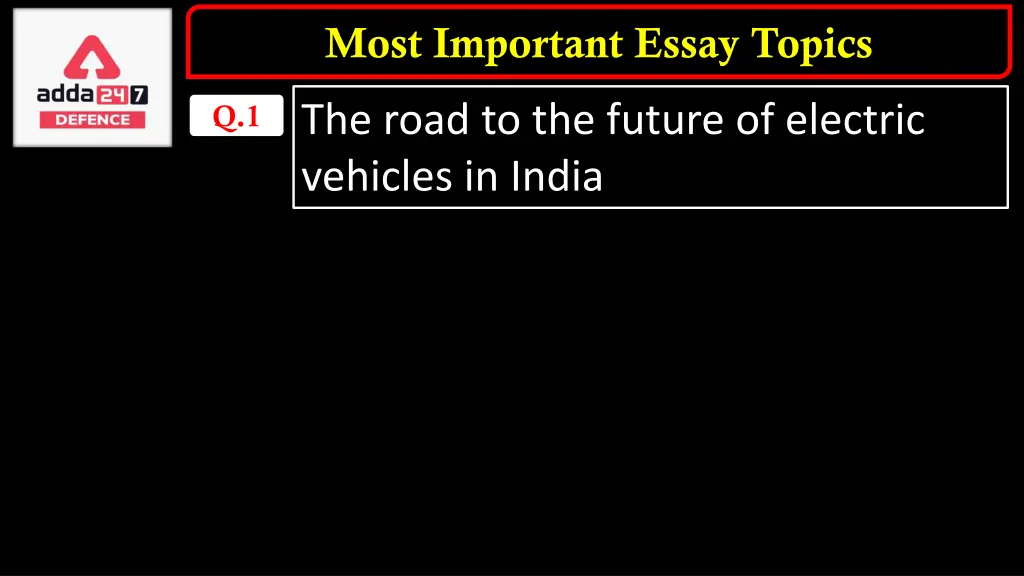 most important essay topics 9