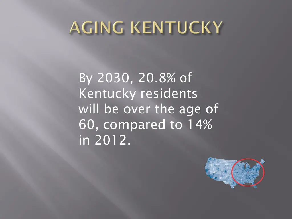 by 2030 20 8 of kentucky residents will be over