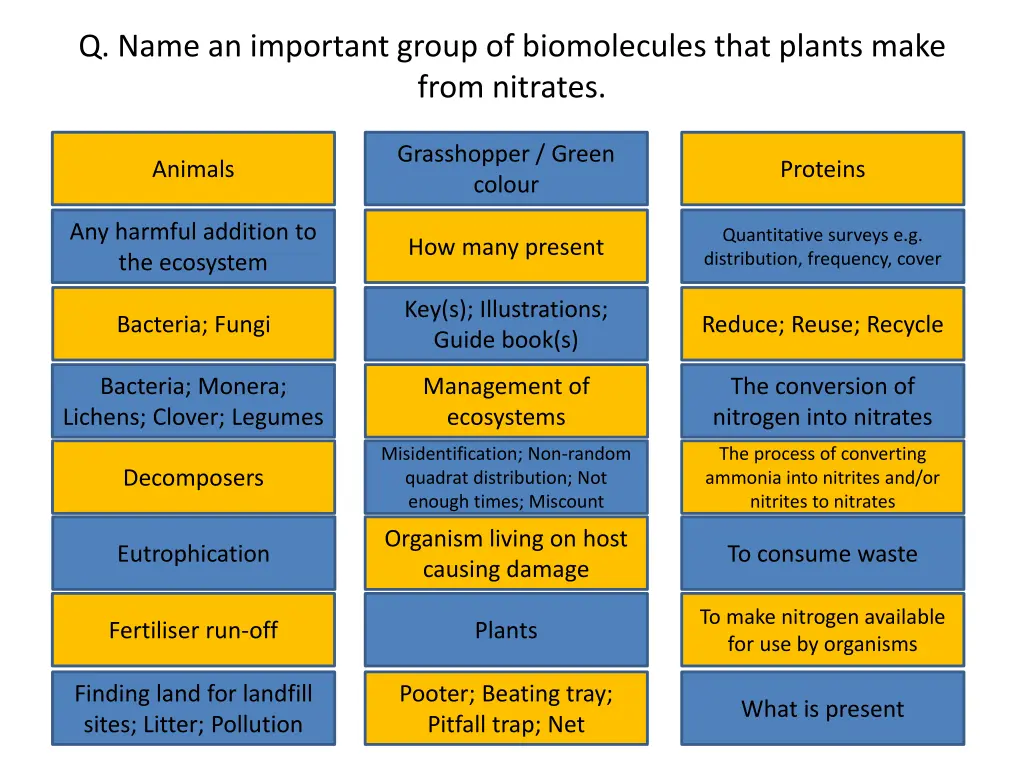 q name an important group of biomolecules that
