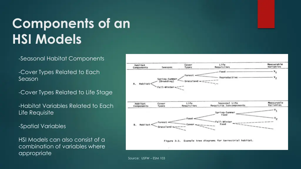 components of an hsi models