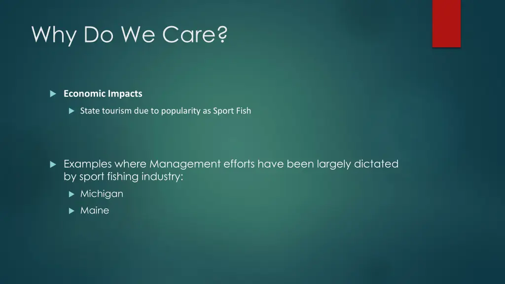 why do we care 1
