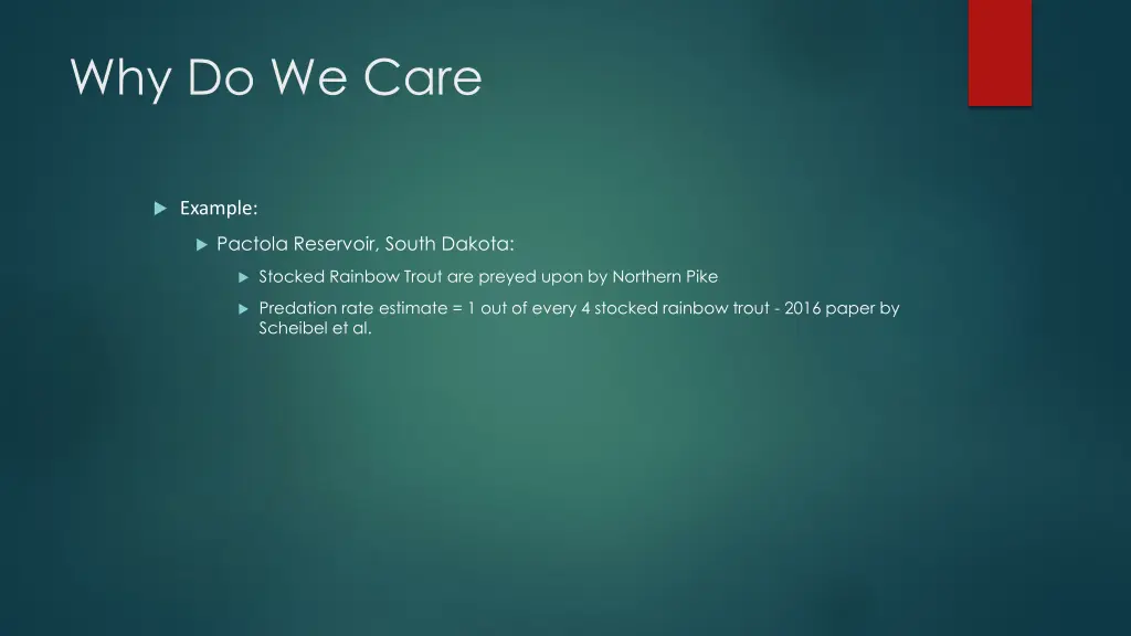why do we care