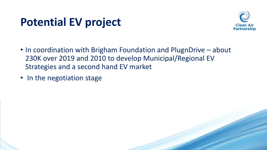 potential ev project