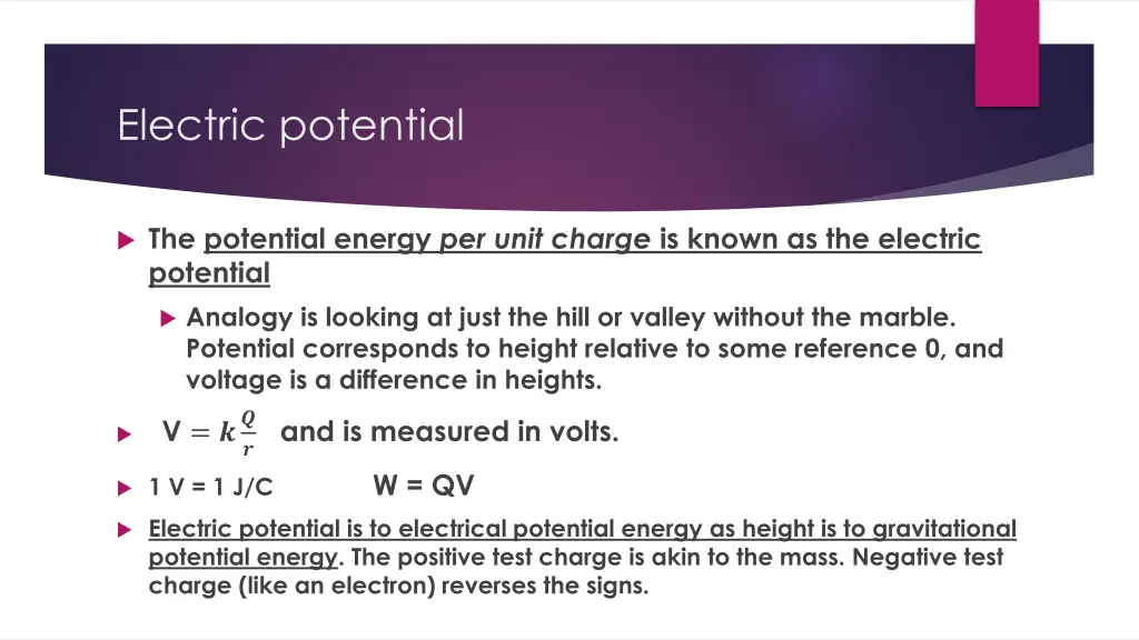 electric potential