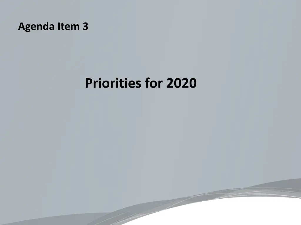agenda item 3