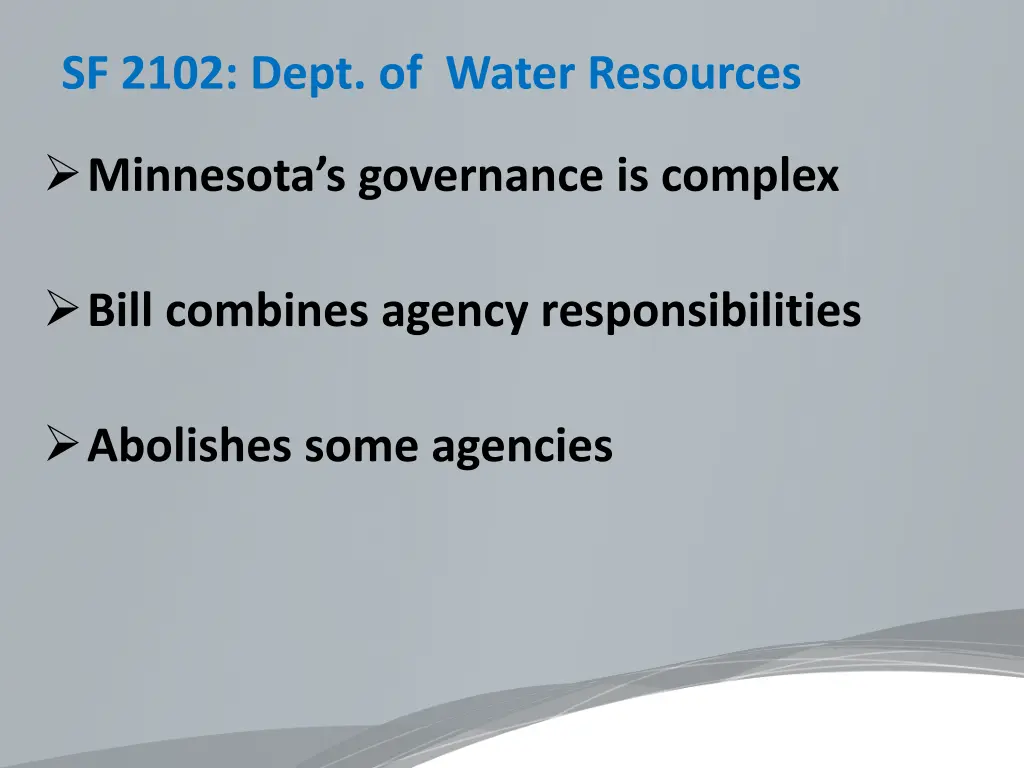 sf 2102 dept of water resources