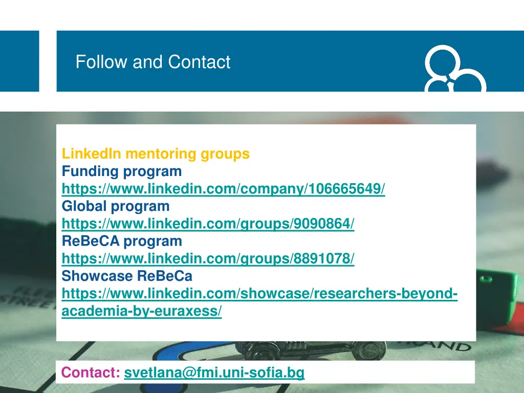 follow and contact